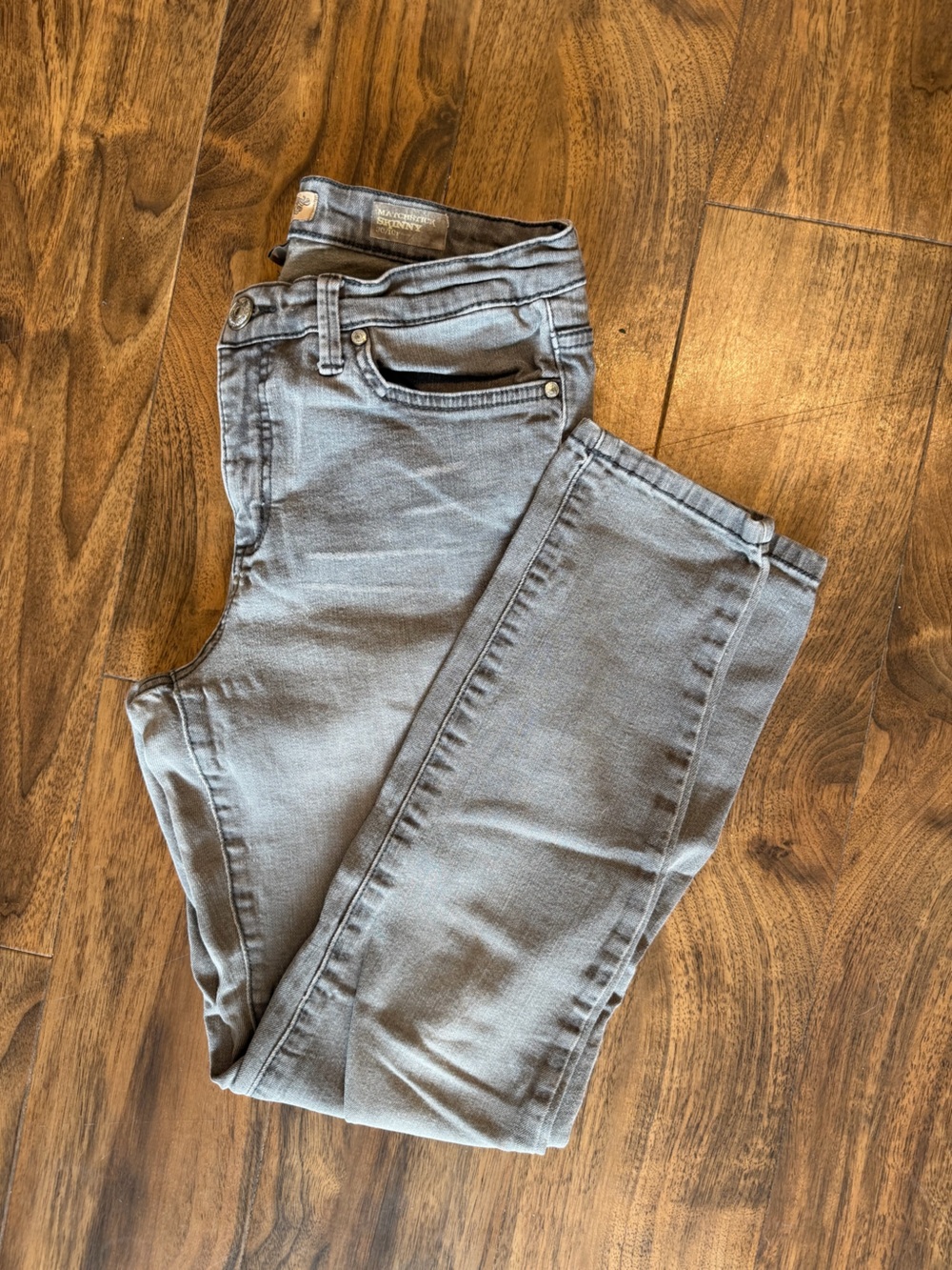 Nine West Women's Matchstick Skinny Jeans in Light Gray